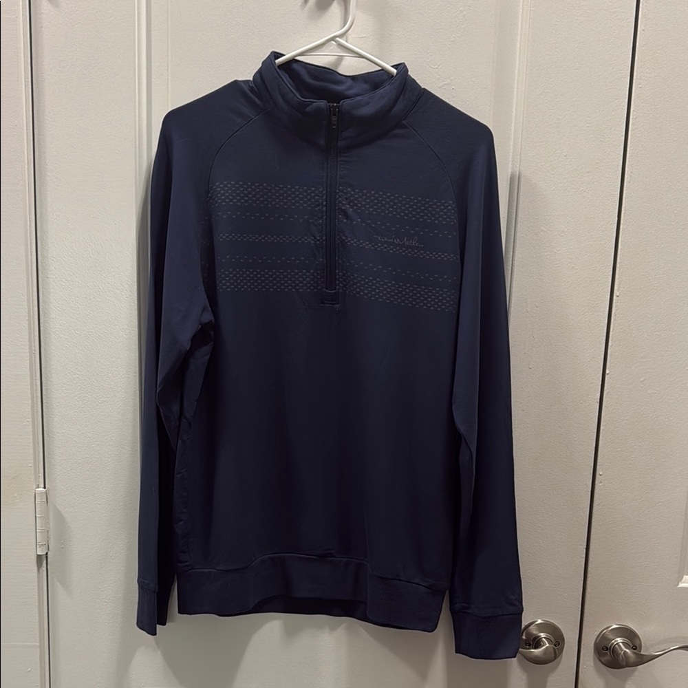Travis Matthew Navy Quarter-Zip Pullover Size S